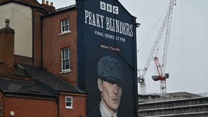 peaky blinders birmingham mural